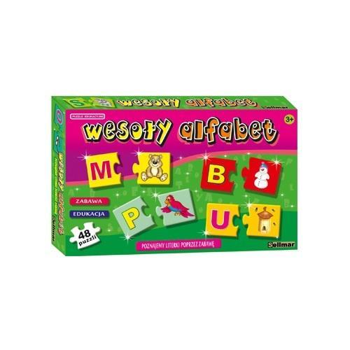 Puzzle edukacyjne Wesoły alfabet, Sellmar