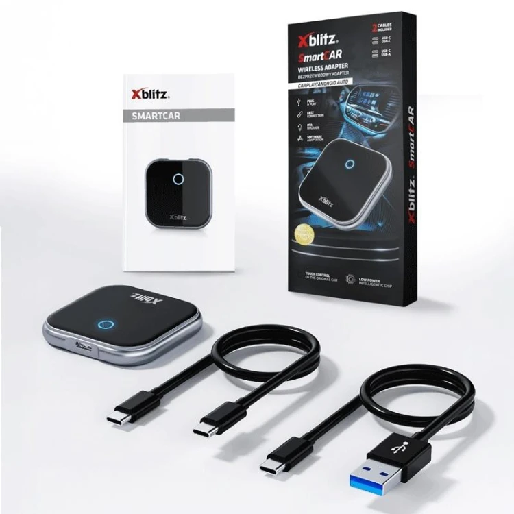 Bezprzewodowy adapter CarPlay/Android Auto...
