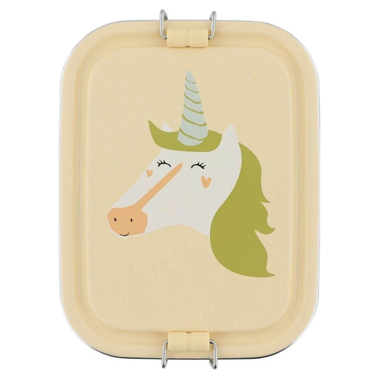 Lunch Box stalowy mały Jednorożec