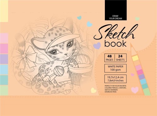 Szkicownik 197x124/48K 100g TW FRESH, Fresh