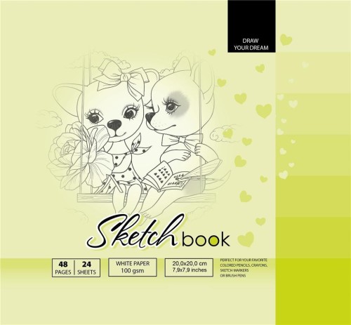 Szkicownik 200x200/48K 100g TW FRESH, Fresh