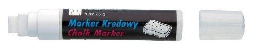 Marker kredowy 8x5 mm biały TOMA, TOMA