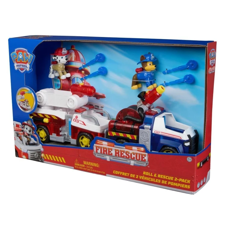 Psi Patrol: Fire Rescue 2-pak pojazdów tematycz