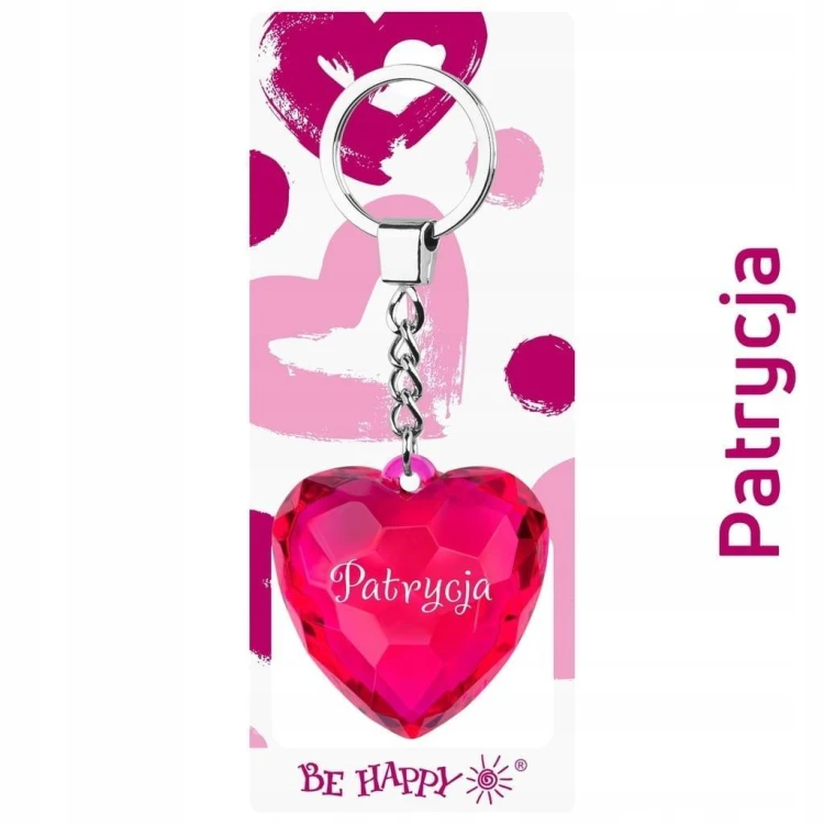 Brelok Serce Patrycja, Be-Happy Gifts