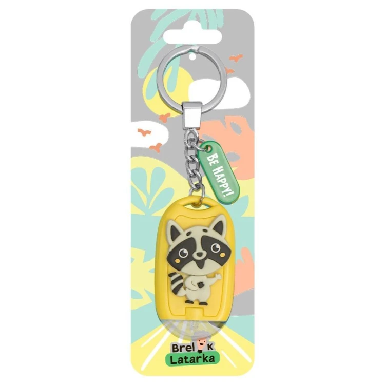 Brelok 3D z latarką - Be Happy!, Be-Happy Gifts