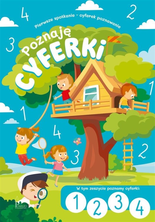 Poznaję cyferki i liczby 1,2,3,4, praca zbiorowa