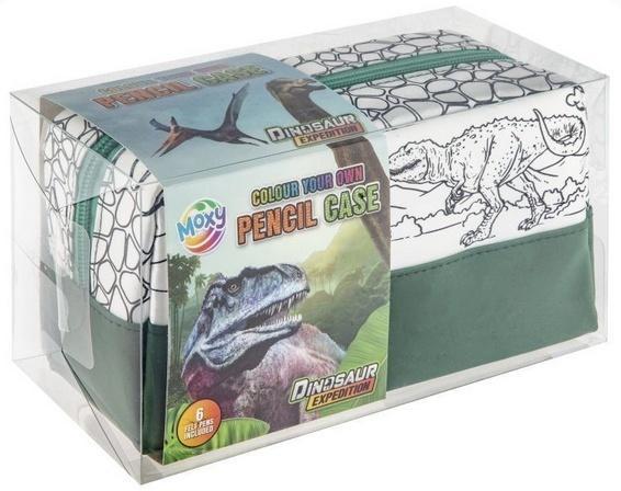 Piórnik do kolorowania Dino, Grafix