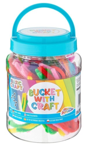 Wiaderko do rękodzieła niebieski, Grafix