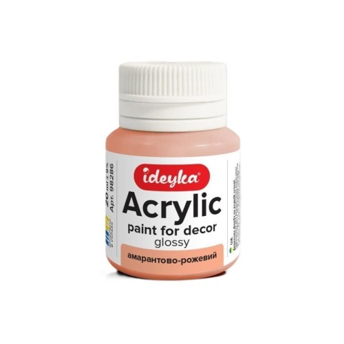 Farba akrylowa Amarantowy róż 20ml, Ideyka