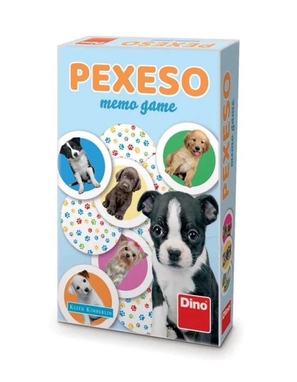 Memory memo Pexeso - Pieski, Dino Toys