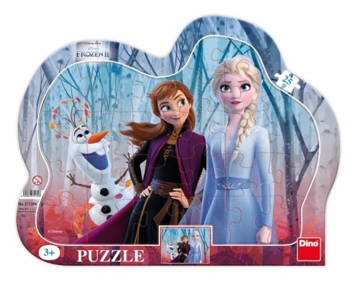 Puzzle 25 ramkowe Kraina Lodu Frozen II Przyjaciel