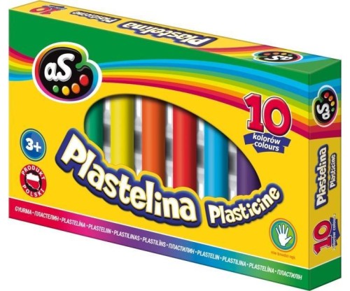 Plastelina 10 kolorów AS, ASTRA papiernicze