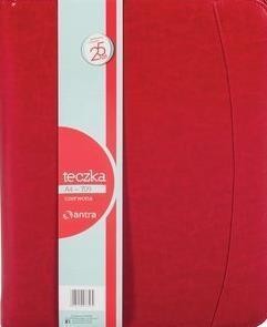 Teczka A4 709 czerwona na suwak, Antra