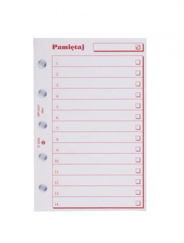 Wkład do organizera M Pamiętaj ANTRA, Antra