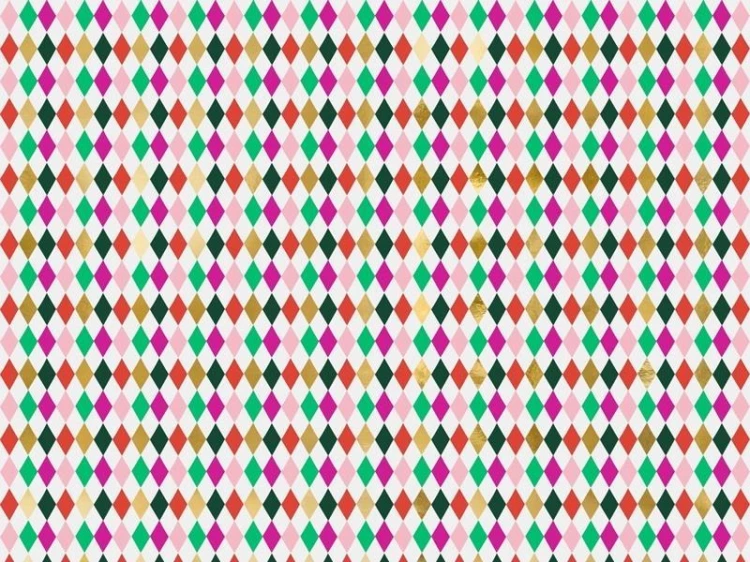 Papier do pakowania - Romby 70x200cm, PartyDeco