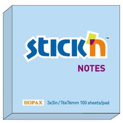 Notes samoprzylepny niebieski pastelowy, Stickn