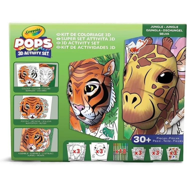 Pops 3D Activity Set - Jungle CRAYOLA, Crayola