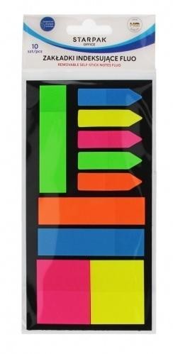 Zakładka indeksująca fluo 10x20K, STARPAK
