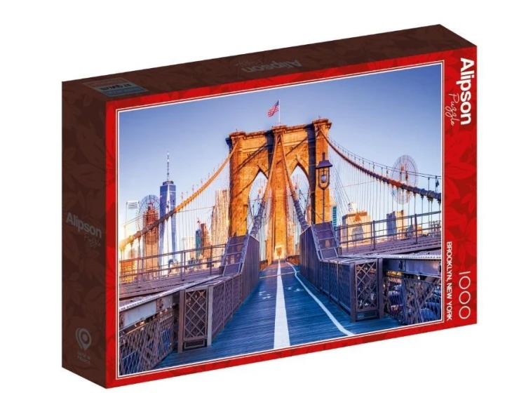 Puzzle 1000 Nowy York, Most Brookliński, Alipson