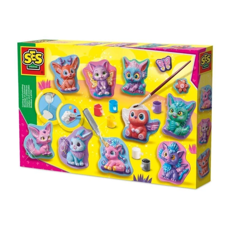 Odlew i malowanie + fabry urocze figurki Fantasy