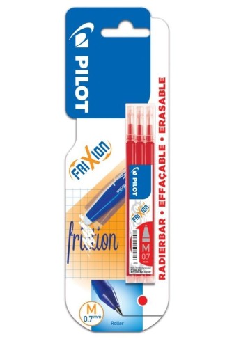 Wkład FriXion 0.7 czerwony 3szt PILOT, PILOT