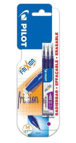Wkład FriXion 0.7 fioletowy 3szt PILOT, PILOT