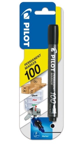 Marker permanentny SCA-100 czarny PILOT, PILOT