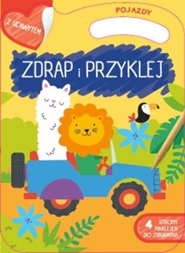 Zdrapywanki z rączką. Pojazdy, praca zbiorowa