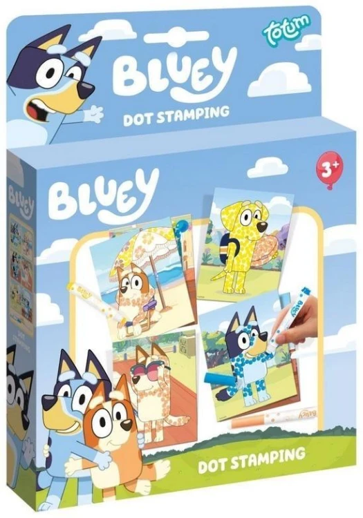 Zestaw kreatywny Bluey ze stempelkami, Grafix