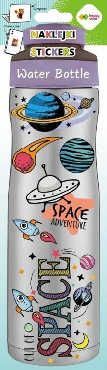 Naklejki Water Bottle Adventure 83x286 HAPPY COLOR