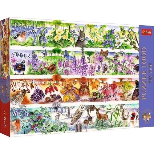 Puzzle 1000 Cztery pory roku TREFL, Trefl