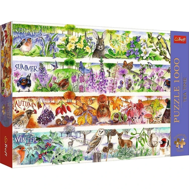 Puzzle 1000 Cztery pory roku TREFL, Trefl