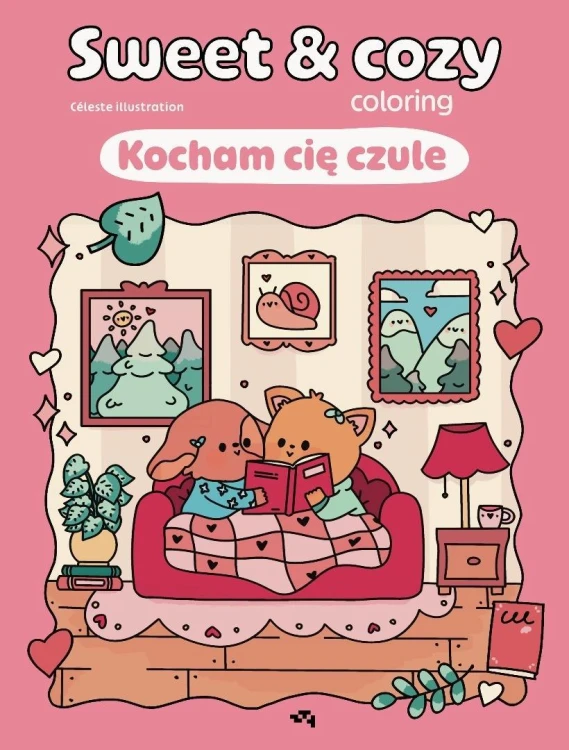 Kocham cię czule. Sweet & cozy coloring