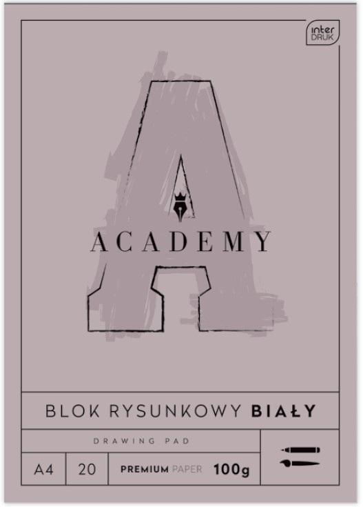 Blok rysunkowy A4/20K Academy (10szt), INTERDRUK