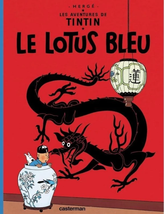 Tintin le Lotus Bleu, Herge