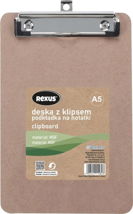 Deska z klipem A5, Beniamin
