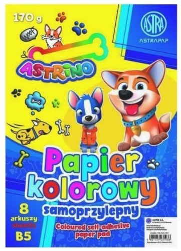 Zeszyt papierów kolorowych nabłyszczanych (10szt)