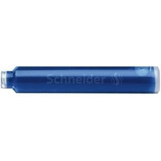 Naboje do piór niebieskie 6szt, Schneider