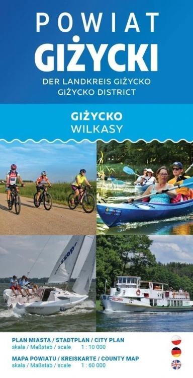 Mapa turystyczna - Giżycko/Powiat Giżycki