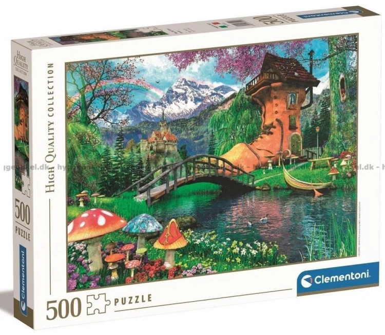 Puzzle 500 HQ The Old Shoe House, Clementoni