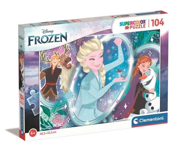Puzzle 104 Super Kolor Frozen 2, Clementoni