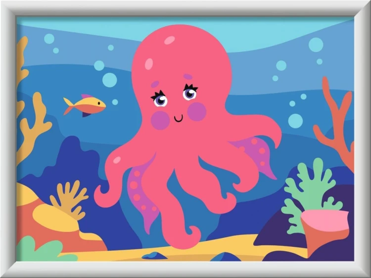 CreArt for Kids Octopus (Neon), Ravensburger