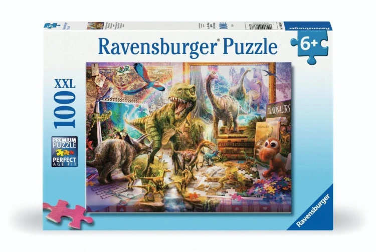 Puzzle 100 Dinosaur Escape, Ravensburger