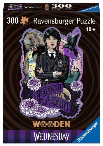 Puzzle 300 Wednesday Wooden, Ravensburger