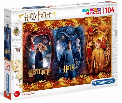 Puzzle 104 Super Kolor Harry Potter, Clementoni