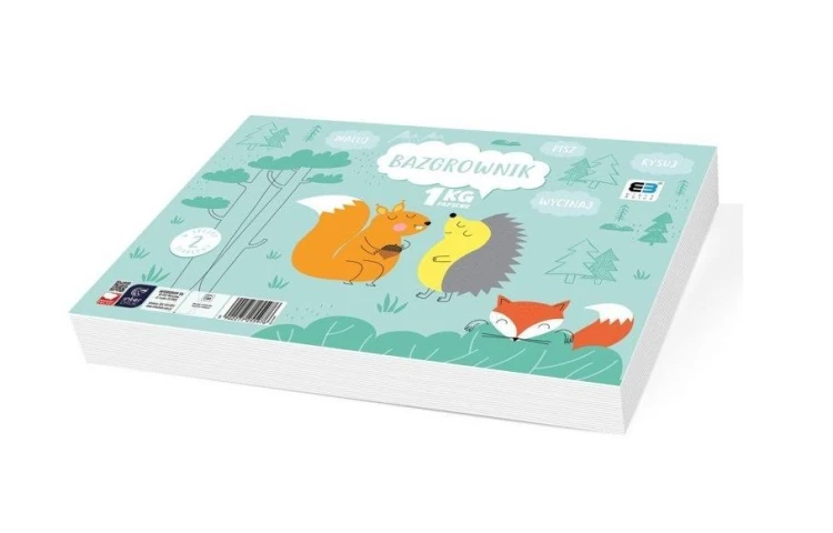 Bazgrownik A4 z szablonem, INTERDRUK