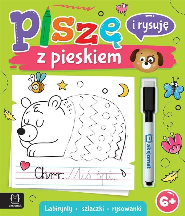 Piszę i rysuję z pieskiem. Labirynty, szlaczki ...