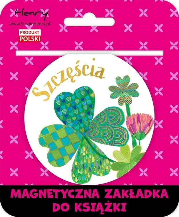 Zakładka magnetyczna kulka 2 koniczyna, Henry