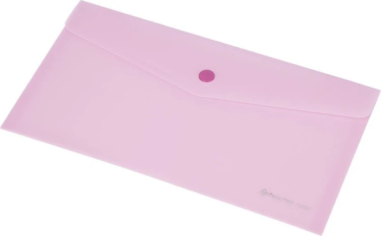 Koperta Focus C4533 DL przezroczysta różowa