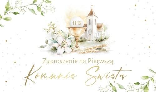 Zaproszenie Komunia (10szt)